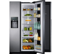 SAMSUNG  Food ShowCase RH56J6917SL American-Style Fridge Freezer - Steel